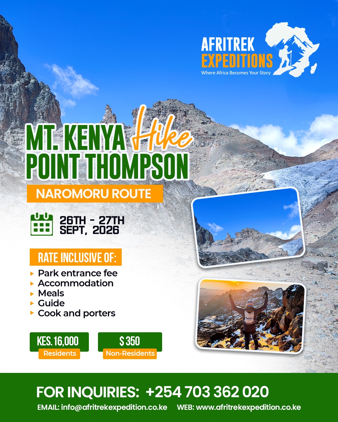 7 Day Kilimanjaro - Marangu Route